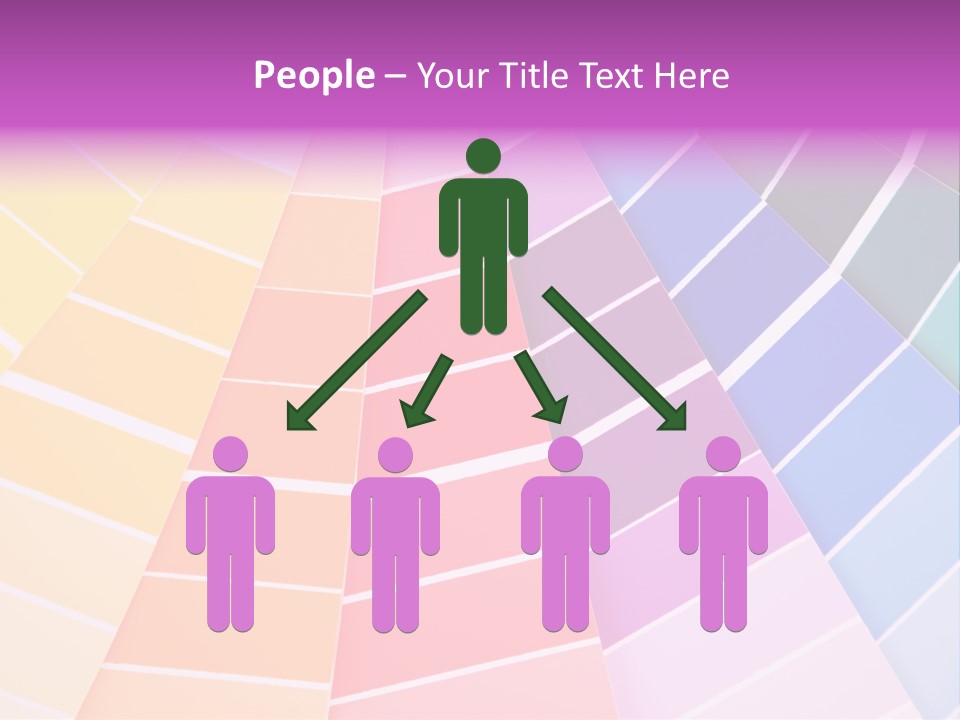 Colored Multi Paint PowerPoint Template