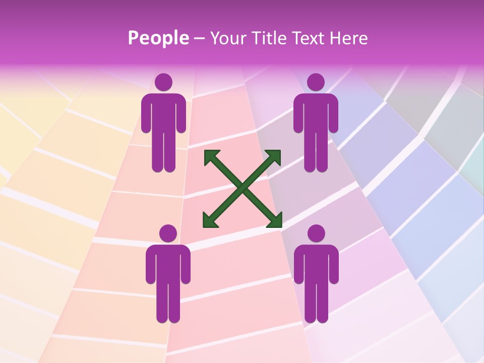 Colored Multi Paint PowerPoint Template