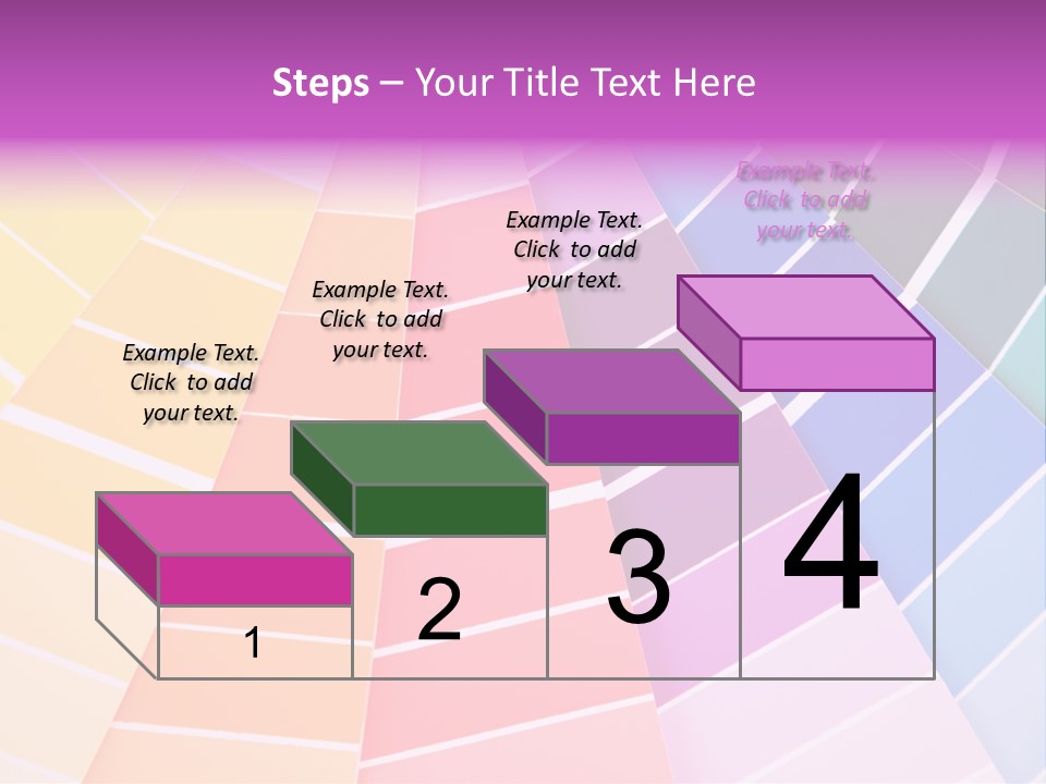 Colored Multi Paint PowerPoint Template
