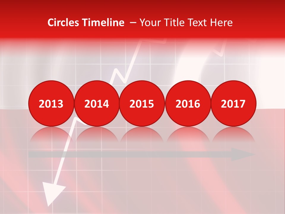 A Business Presentation With A Red And White Background PowerPoint Template