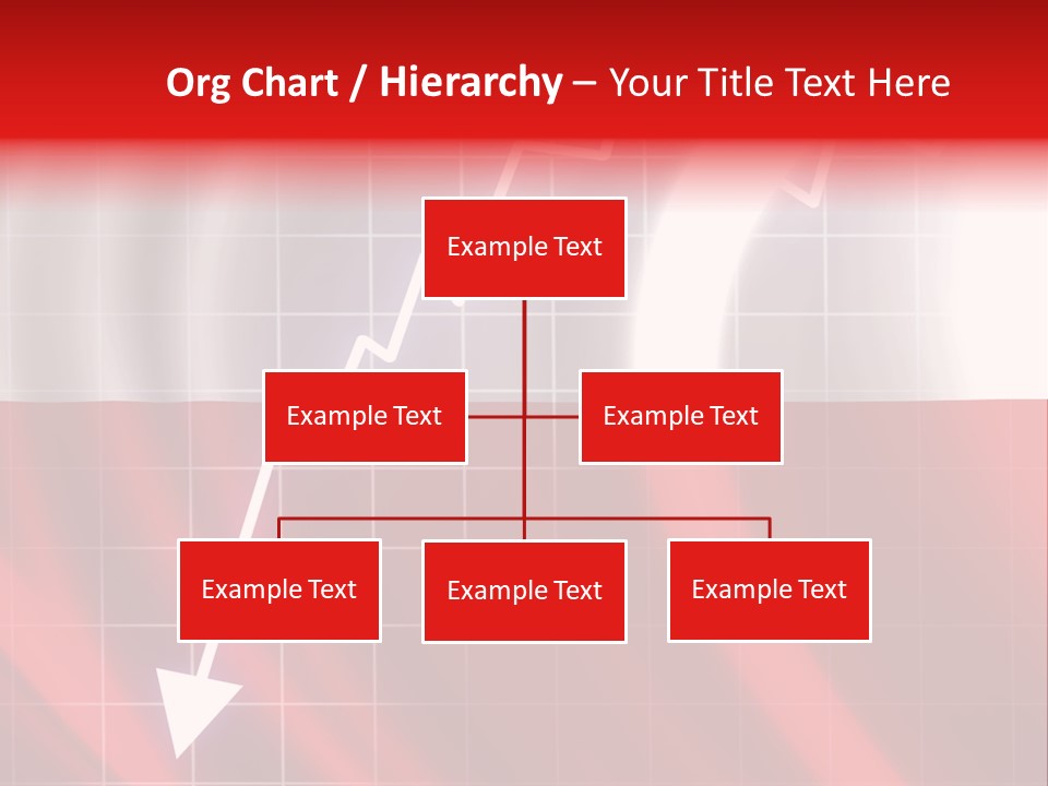 A Business Presentation With A Red And White Background PowerPoint Template