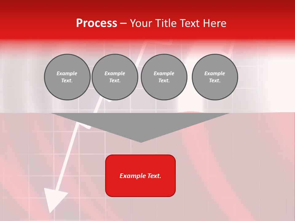 A Business Presentation With A Red And White Background PowerPoint Template