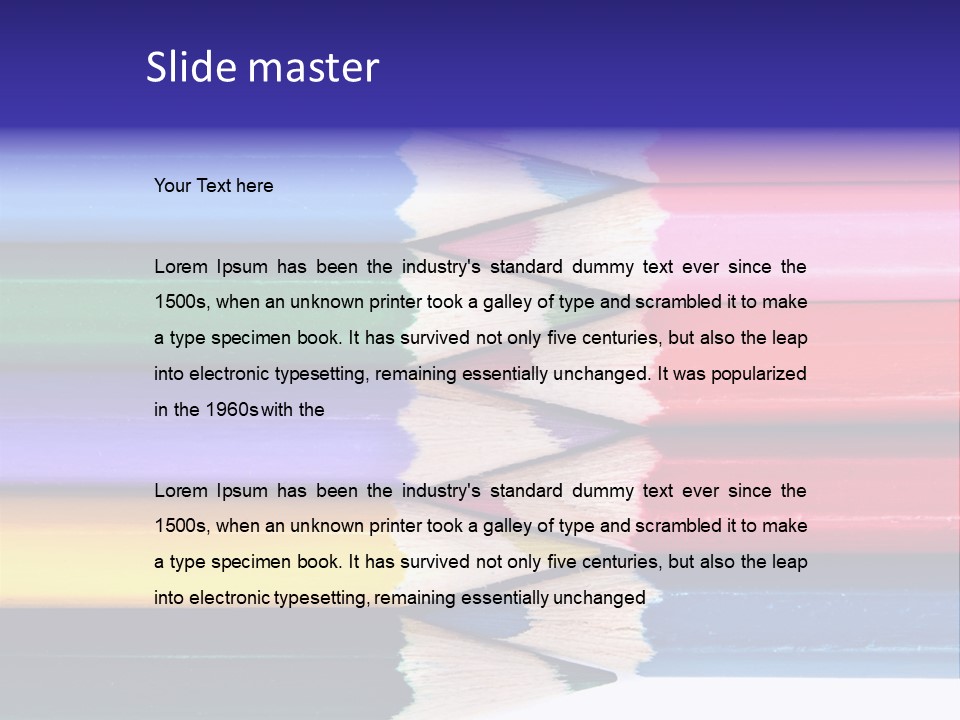 Casual Market Center PowerPoint Template