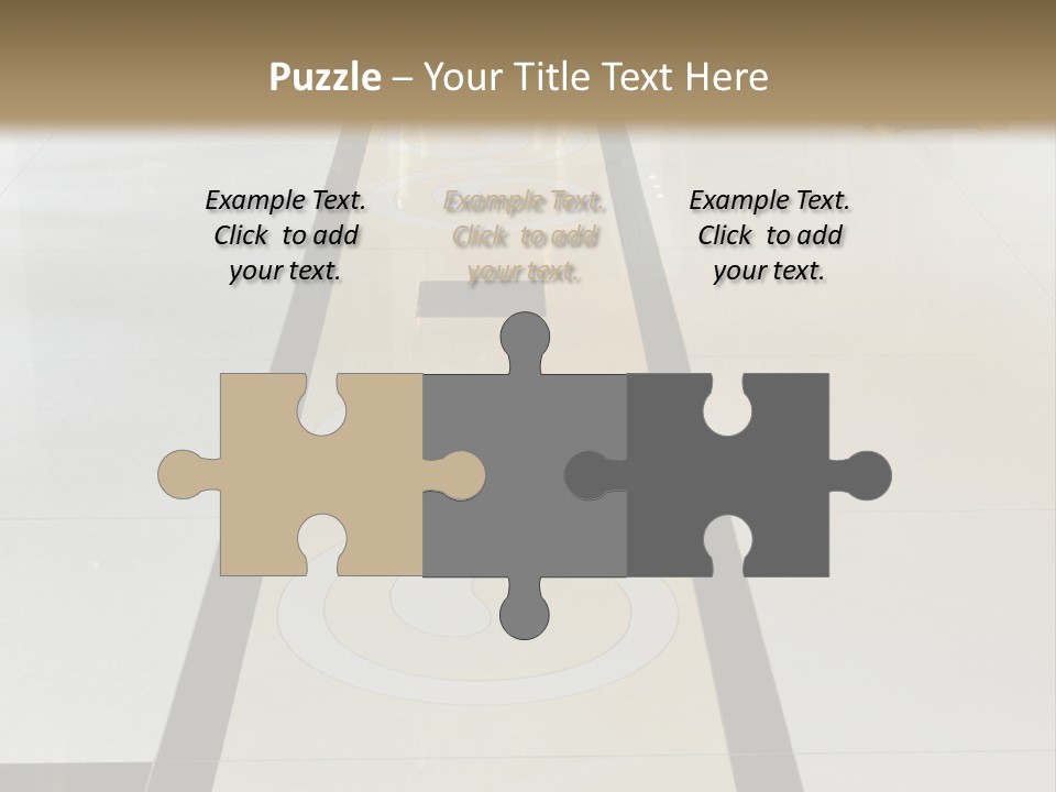 A White And Black Floor In A Store PowerPoint Template