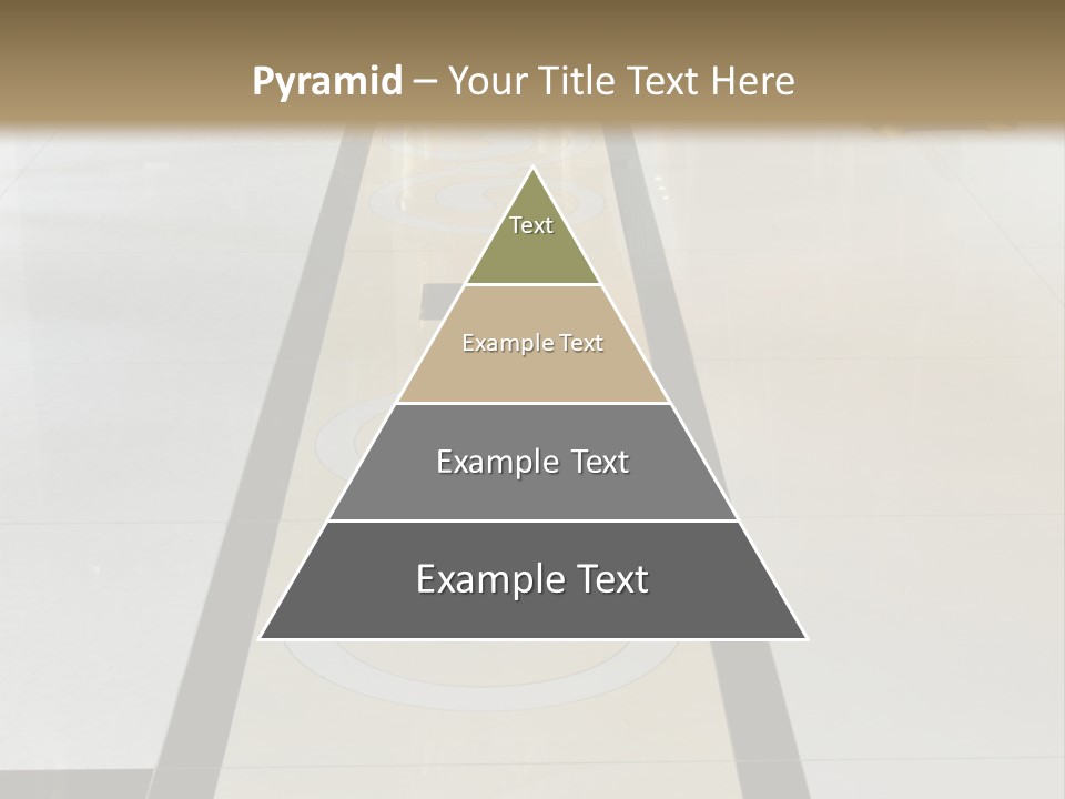 A White And Black Floor In A Store PowerPoint Template
