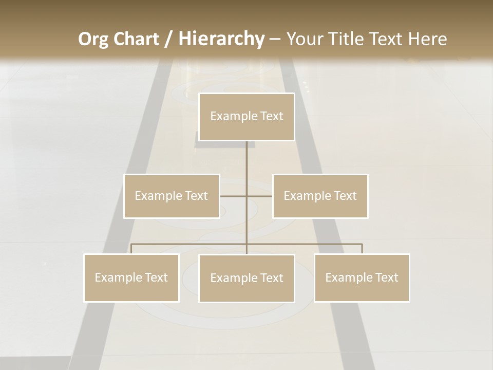 A White And Black Floor In A Store PowerPoint Template