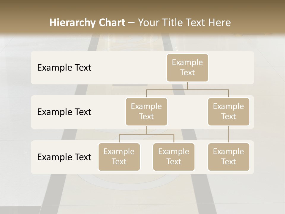 A White And Black Floor In A Store PowerPoint Template