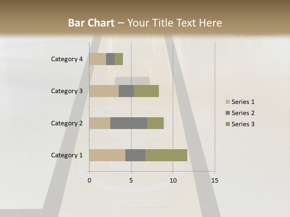 A White And Black Floor In A Store PowerPoint Template