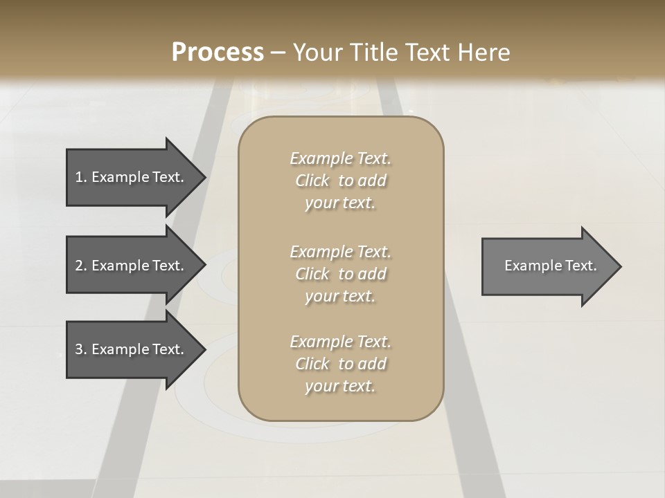 A White And Black Floor In A Store PowerPoint Template