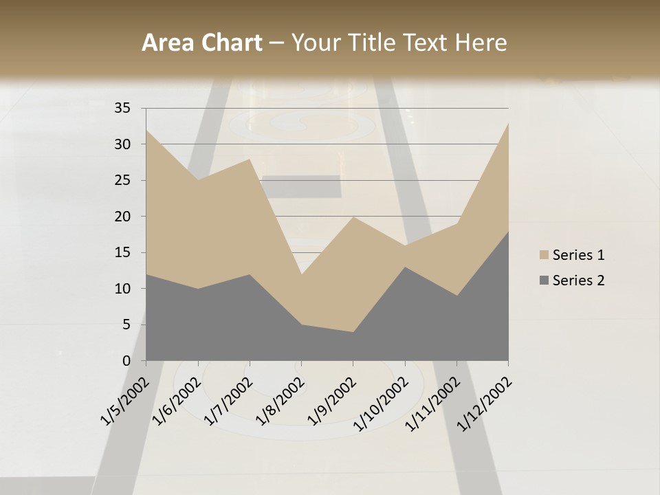 A White And Black Floor In A Store PowerPoint Template