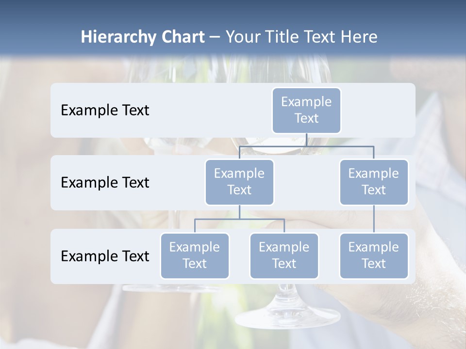 A Man And A Woman Holding Glasses Of Wine PowerPoint Template
