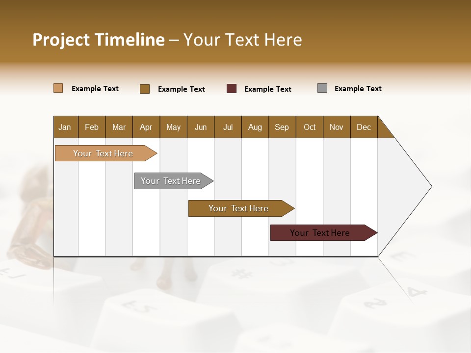 Computer Amphibian White PowerPoint Template