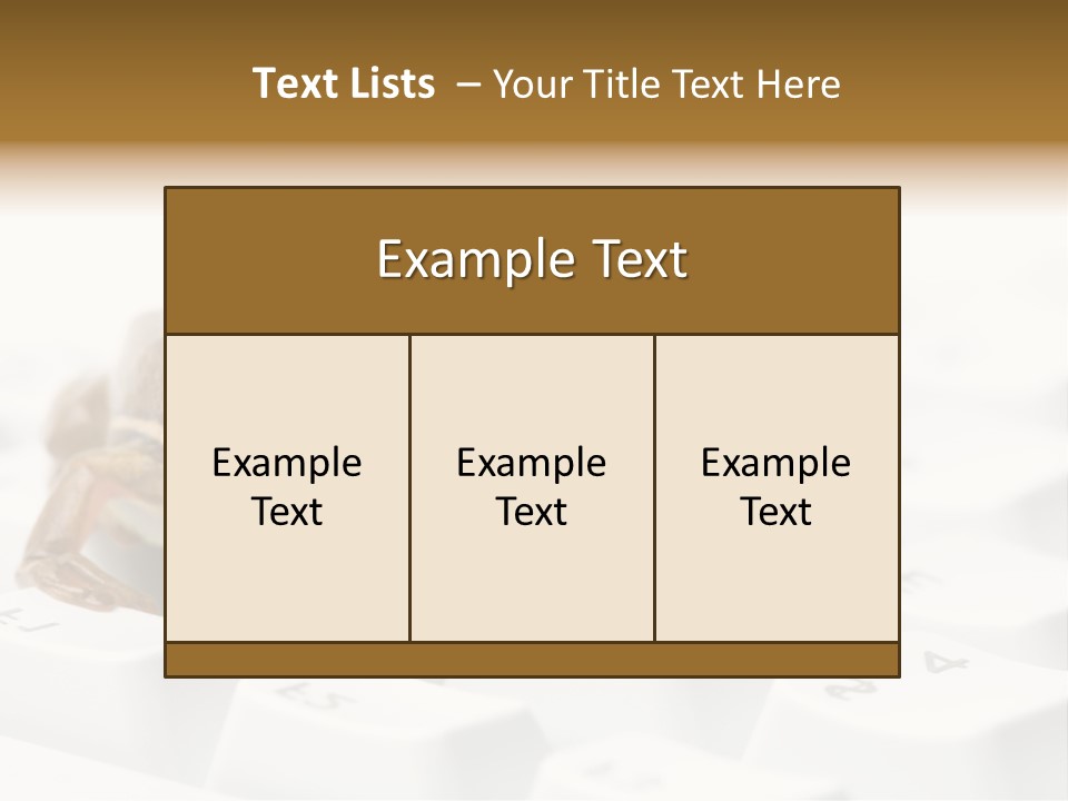 Computer Amphibian White PowerPoint Template