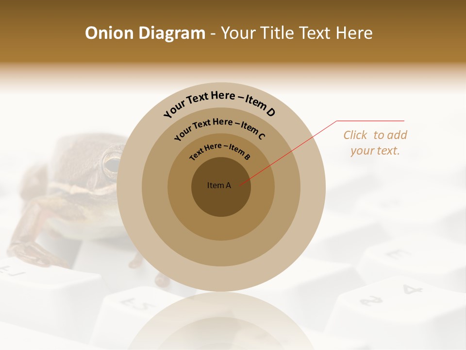 Computer Amphibian White PowerPoint Template