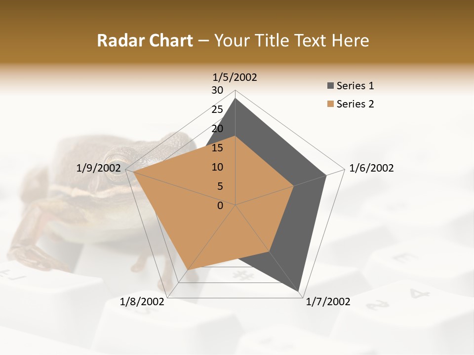 Computer Amphibian White PowerPoint Template