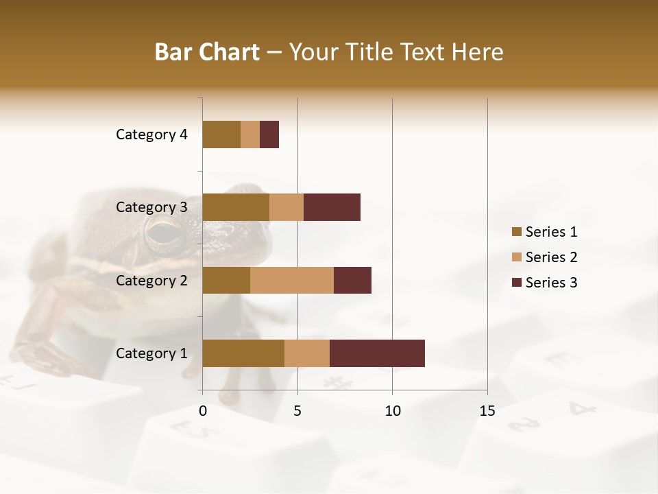 Computer Amphibian White PowerPoint Template