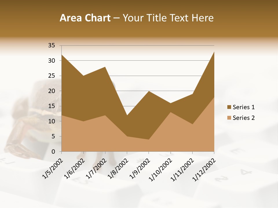 Computer Amphibian White PowerPoint Template