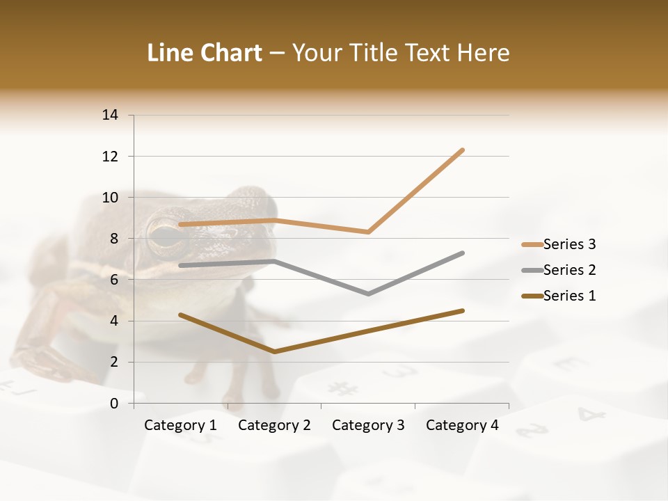 Computer Amphibian White PowerPoint Template