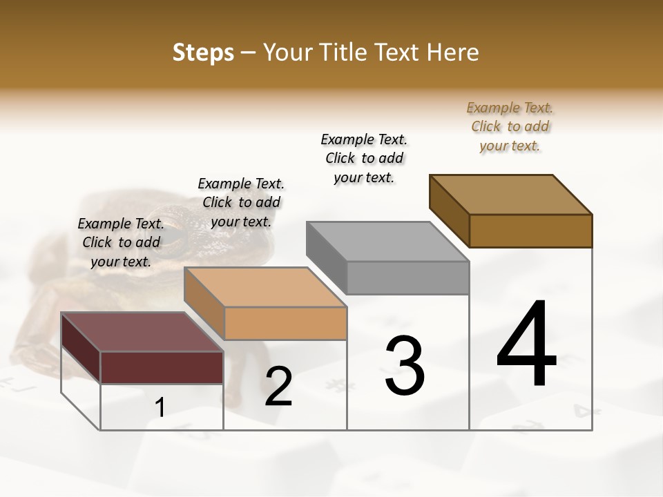 Computer Amphibian White PowerPoint Template