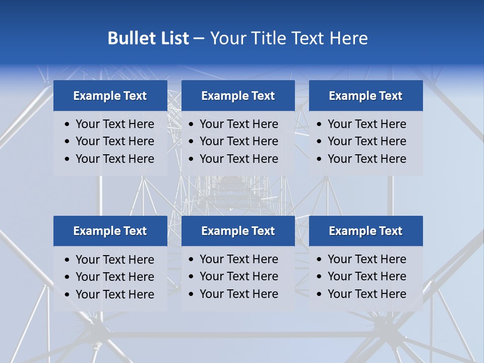 Telecoms Transceiver Antenna PowerPoint Template