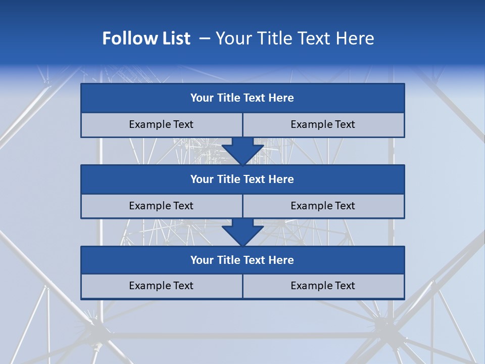 Telecoms Transceiver Antenna PowerPoint Template