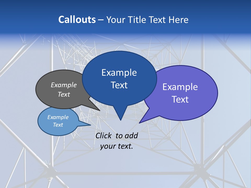 Telecoms Transceiver Antenna PowerPoint Template