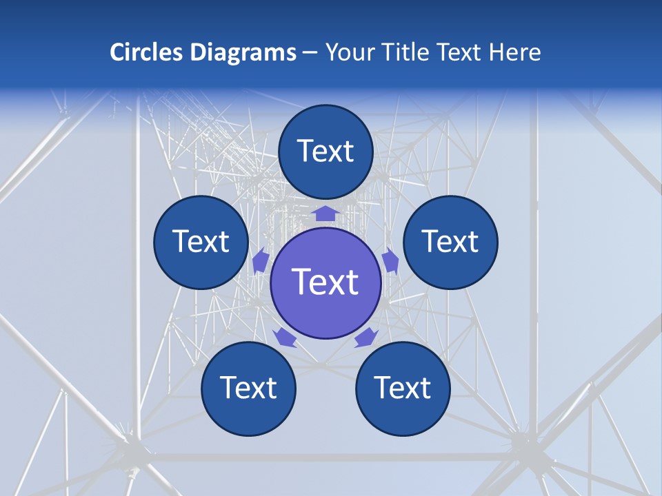 Telecoms Transceiver Antenna PowerPoint Template