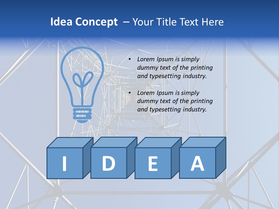 Telecoms Transceiver Antenna PowerPoint Template