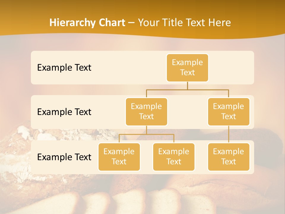 A Plate Of Bread With Slices Of Bread On It PowerPoint Template