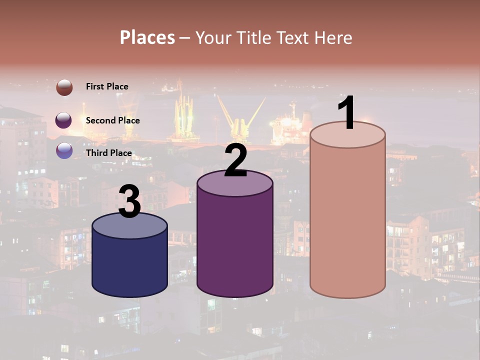 Colorful Blue Rangoon PowerPoint Template