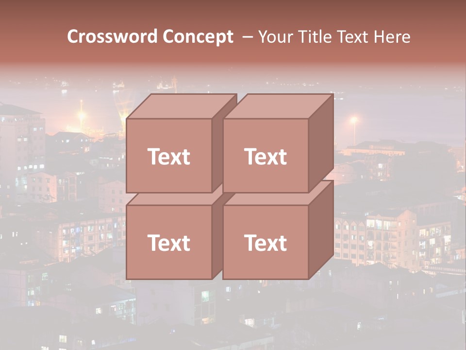 Colorful Blue Rangoon PowerPoint Template