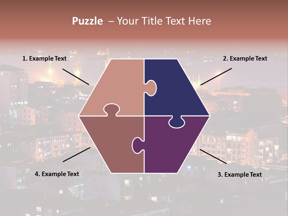 Colorful Blue Rangoon PowerPoint Template