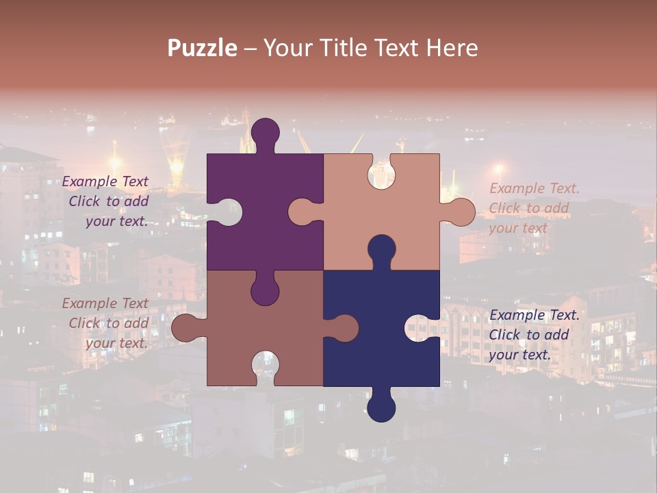 Colorful Blue Rangoon PowerPoint Template