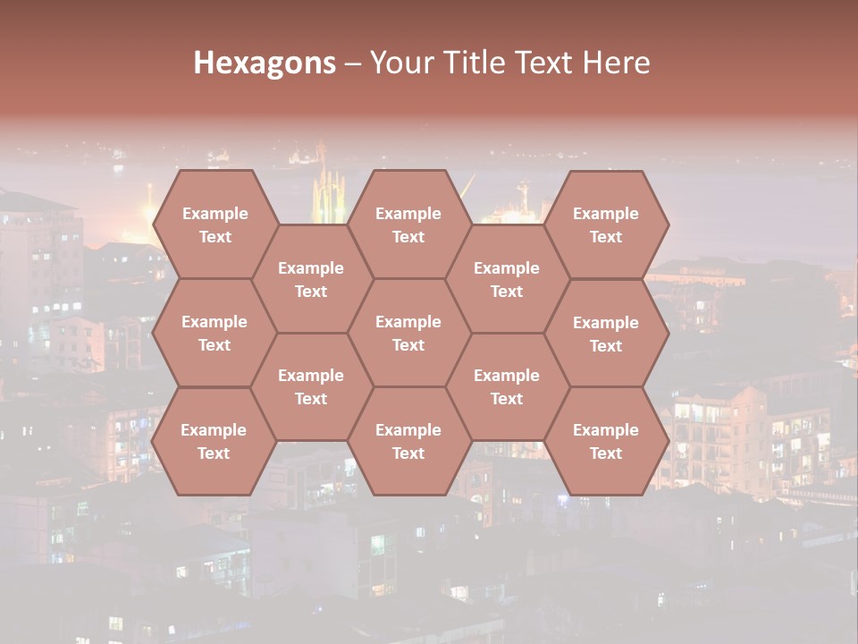 Colorful Blue Rangoon PowerPoint Template