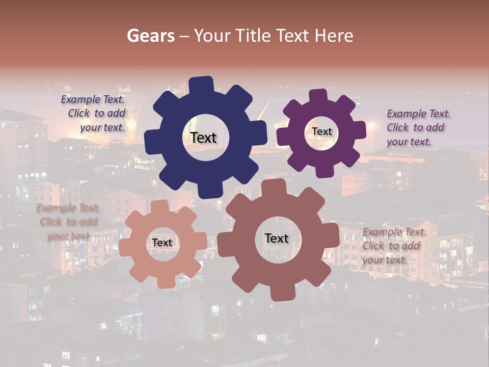 Colorful Blue Rangoon PowerPoint Template