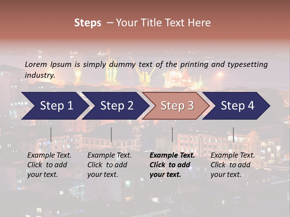 Colorful Blue Rangoon PowerPoint Template