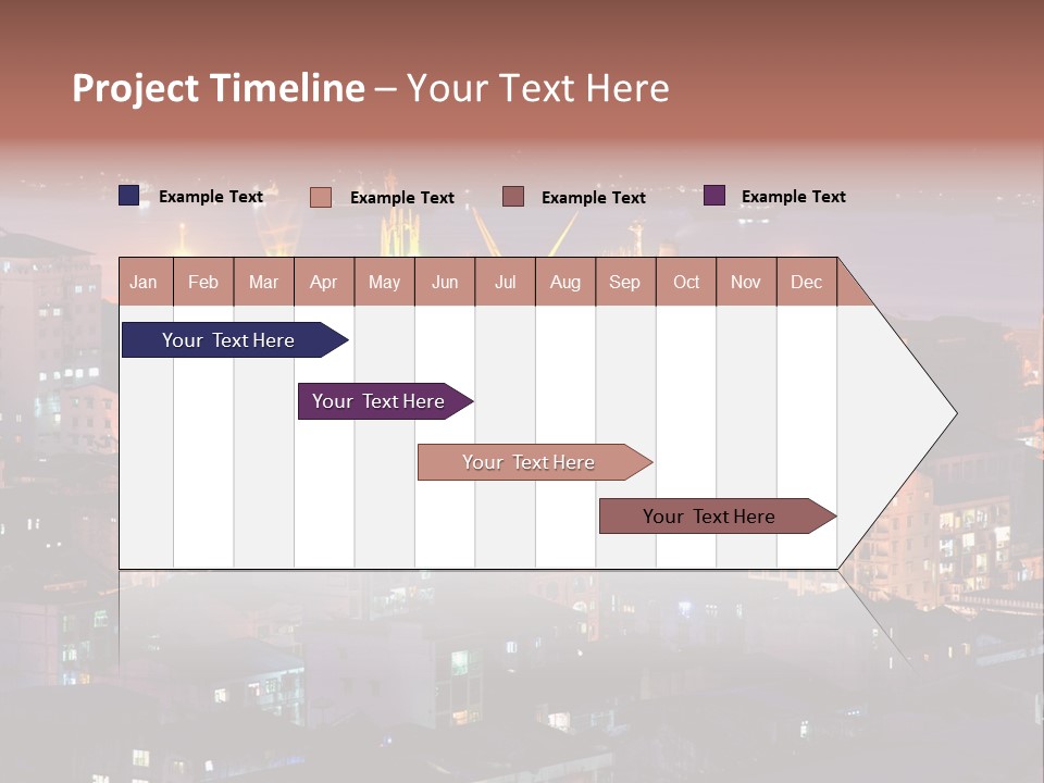 Colorful Blue Rangoon PowerPoint Template