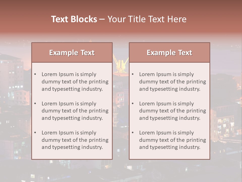 Colorful Blue Rangoon PowerPoint Template