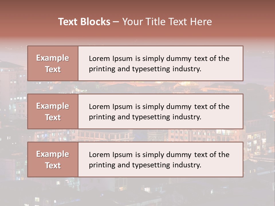 Colorful Blue Rangoon PowerPoint Template