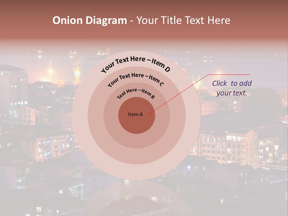 Colorful Blue Rangoon PowerPoint Template