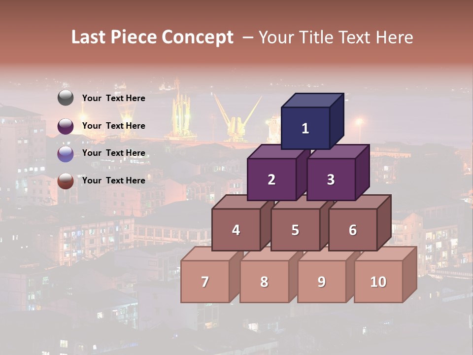 Colorful Blue Rangoon PowerPoint Template