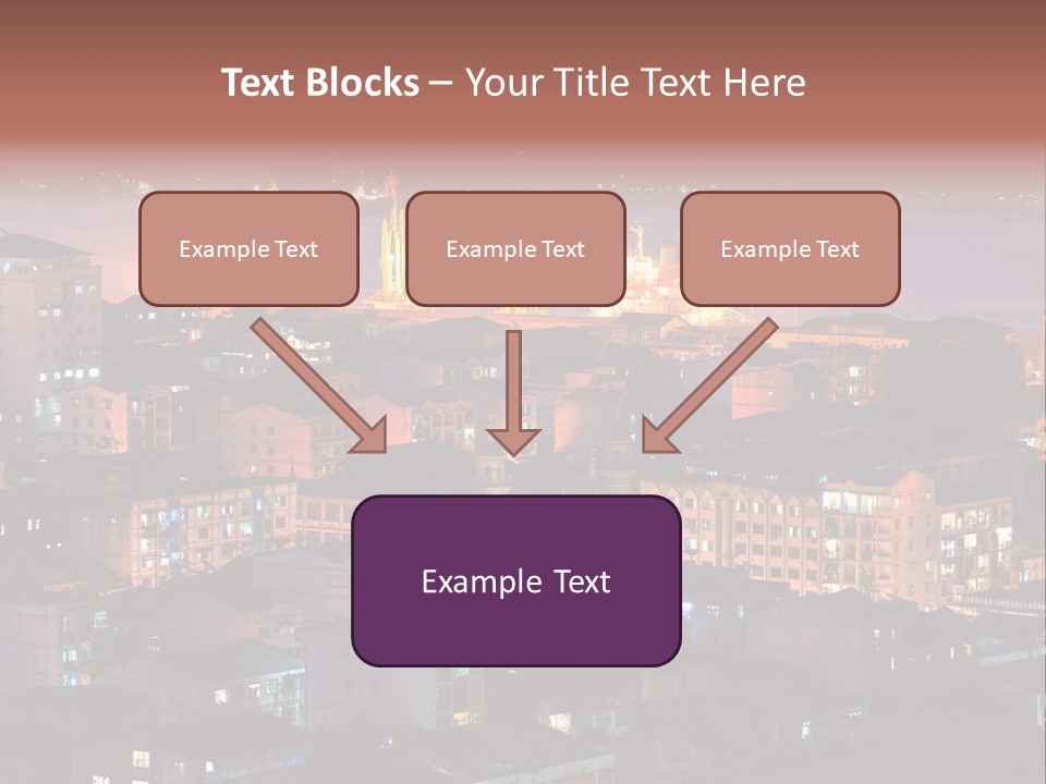 Colorful Blue Rangoon PowerPoint Template