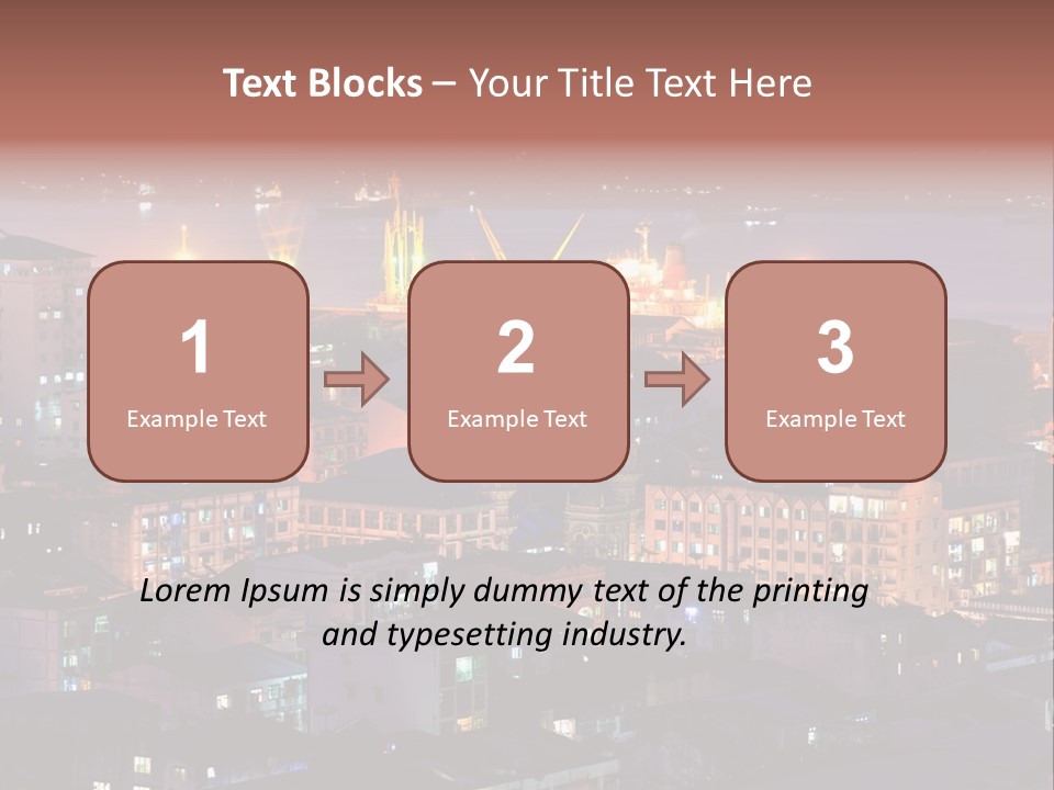 Colorful Blue Rangoon PowerPoint Template