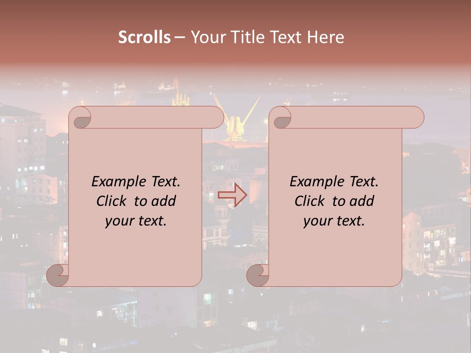 Colorful Blue Rangoon PowerPoint Template