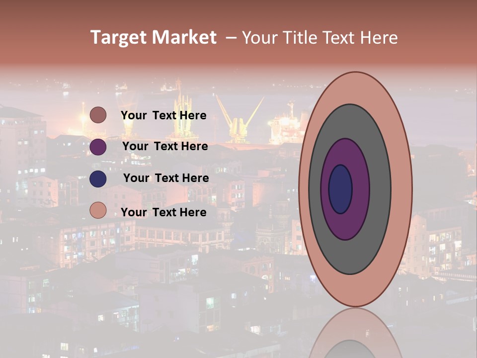 Colorful Blue Rangoon PowerPoint Template