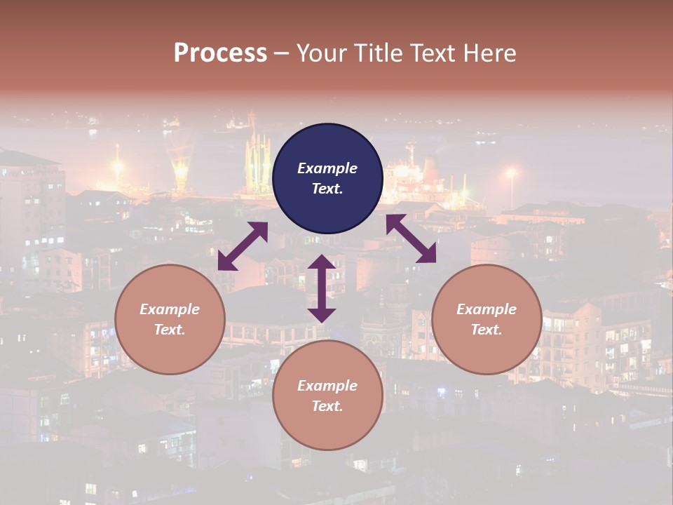 Colorful Blue Rangoon PowerPoint Template