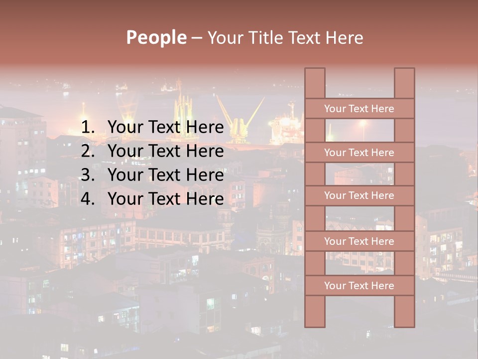 Colorful Blue Rangoon PowerPoint Template