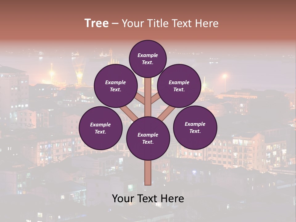 Colorful Blue Rangoon PowerPoint Template