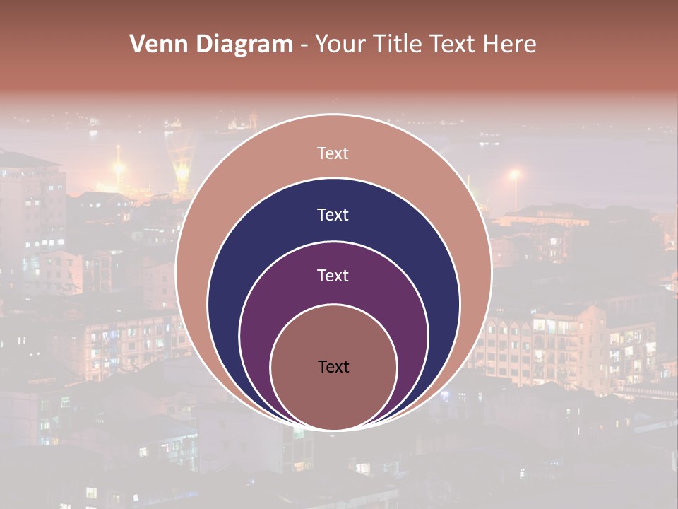 Colorful Blue Rangoon PowerPoint Template