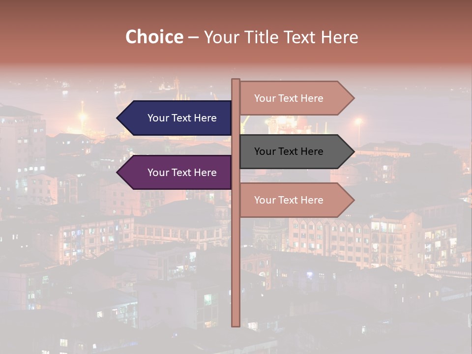 Colorful Blue Rangoon PowerPoint Template